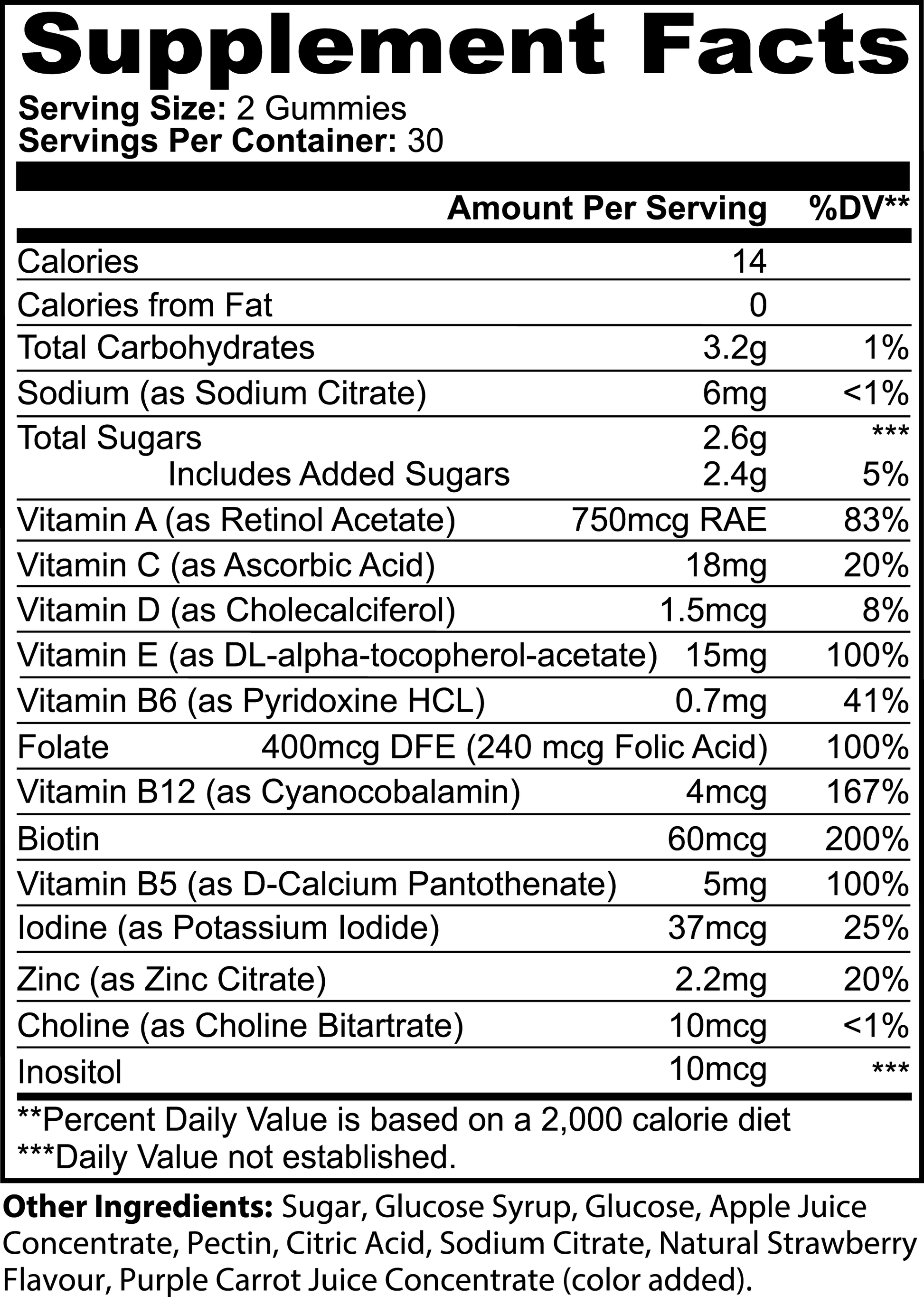 Multivitamin Bear Gummies (Adult) - Neuractin