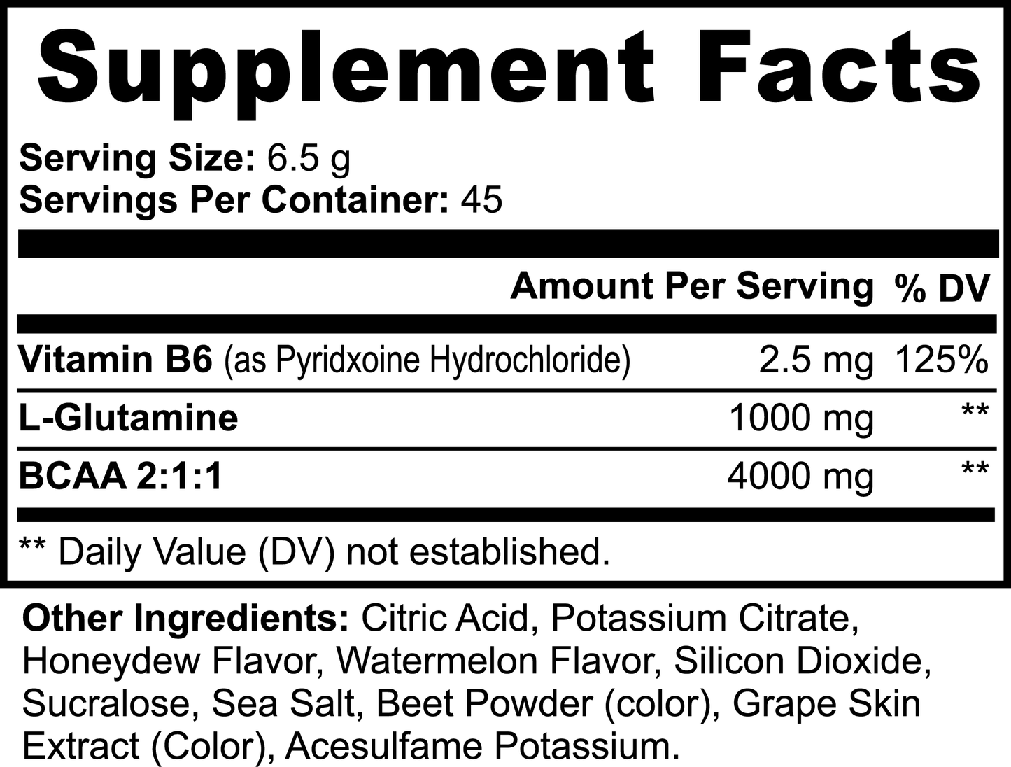 BCAA Post Workout Powder (Honeydew/Watermelon) - Neuractin