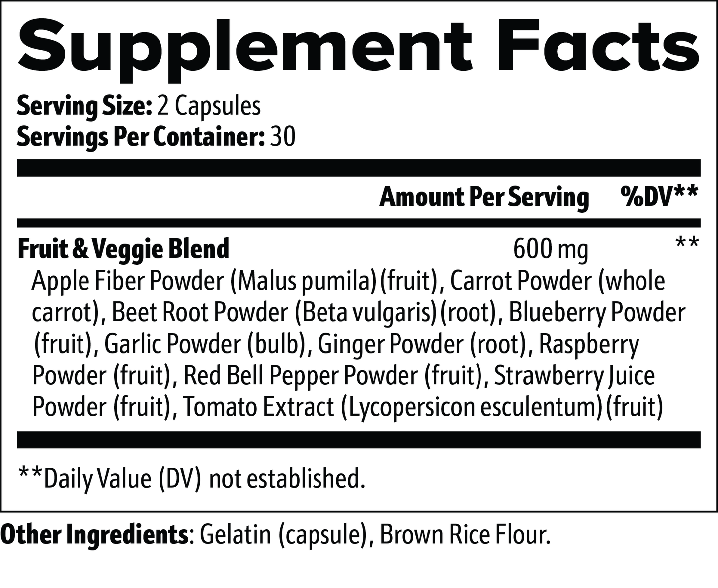 Fruits and Veggies - Neuractin