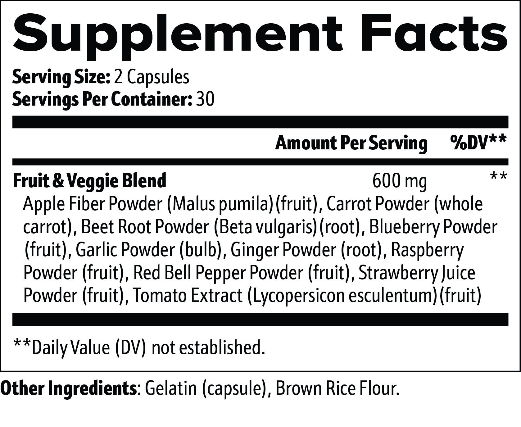 Fruits and Veggies - Neuractin